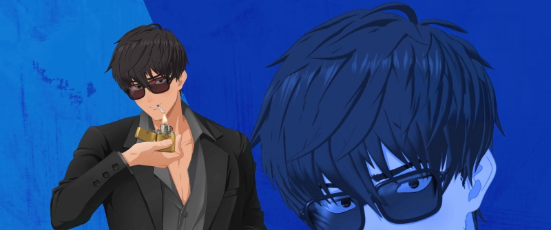 Trigun Stargaze, Nicholas D. Wolfwood, Blue background, 5K, 2026 series, Anime series