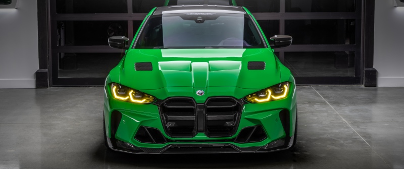BMW M4 GTS, Vorsteiner, Green car, Modern design, 5K, 8K