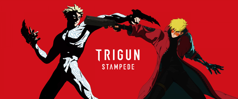 Vash the Stampede, Trigun Stampede, Red background, 5K