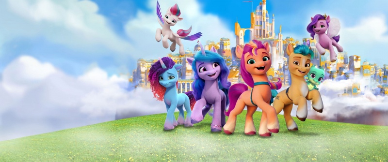 My Little Pony: A Zephyr Heights Mystery, Key Art, Video Game, Mane Six