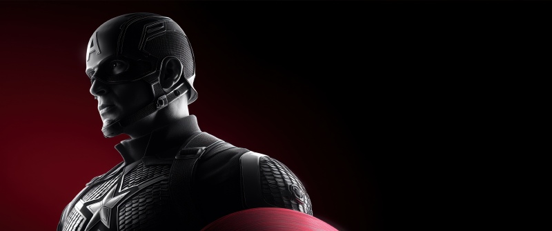 Captain America, Dark aesthetic, Dark background, Marvel Superheroes