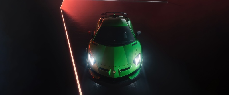 Lamborghini Aventador SVJ, CGI, Supercars, 5K