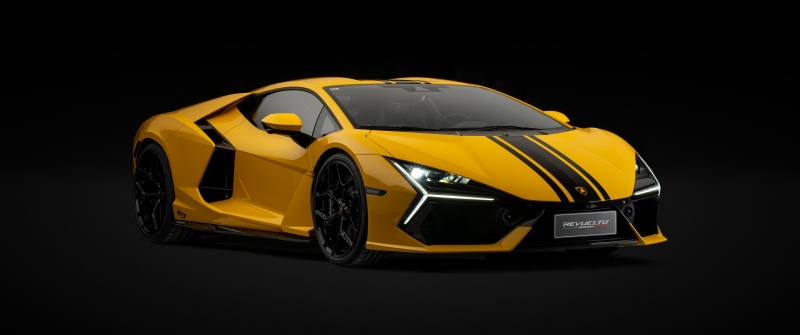 Lamborghini Revuelto, 20th Anniversary, 5K, 8K, Dark background