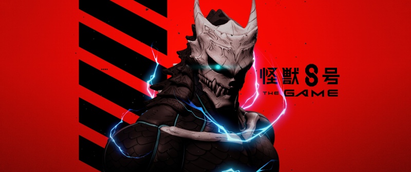 Kaiju No. 8, Anime game, Video Game, 8K, 5K, Red background