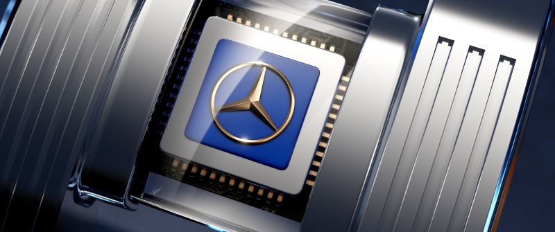 Mercedes-Benz Vision Iconic, Logo, 5K, 2025