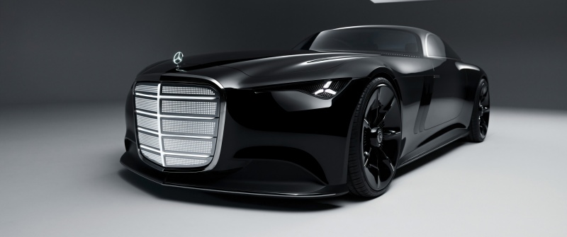 Mercedes-Benz Vision Iconic, 5K, 2025, Concept cars, Black cars