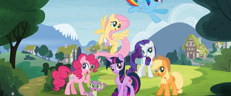 My Little Pony Friendship is Magic, Poster, Mane Six, Animated series