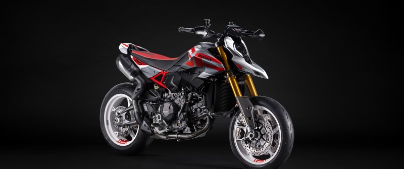Ducati Hypermotard V2, 2026, Dark background, 5K