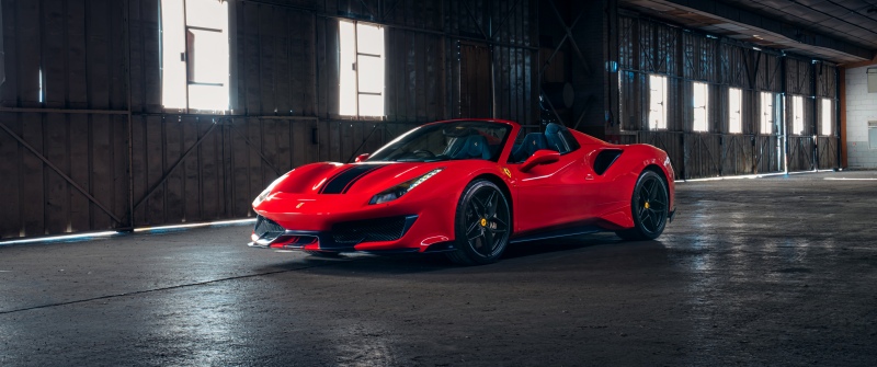 Ferrari 488 Pista Spider, Supercar, Red cars, Ferrari 488 Pista