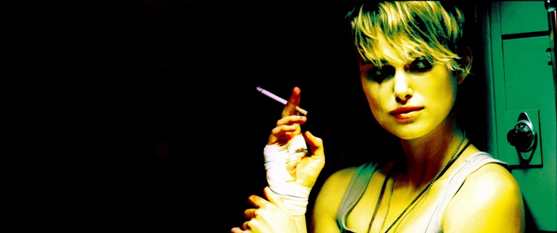 Keira Knightley, Domino (2005), Black background, 5K