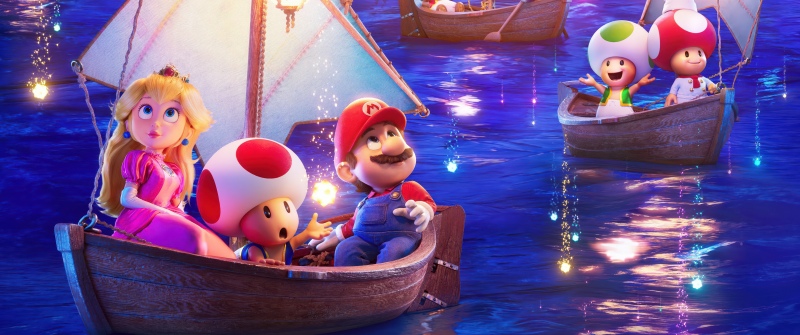 The Super Mario Galaxy Movie, Poster, 5K, Princess Peach, Toad, 2026 Movies, Animation movies