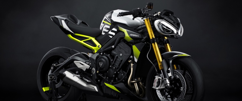 Triumph Street Triple 765 Moto2 Edition, 5K, Dark background