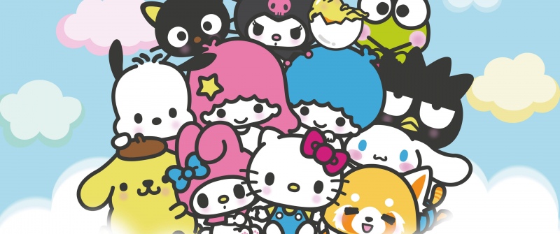 Sanrio, Character poster, Cute cartoon, My Melody, Hello Kitty