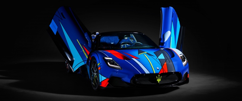Maserati MC20 Cielo Opera d’Arte, 8K, 2025, 5K, Dark background, Maserati MC20 Cielo