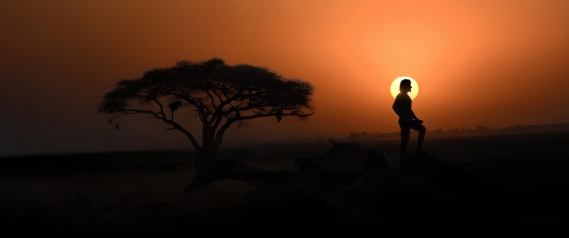 Varanasi (2027), Globetrotter, 5K, 2027 Movies, Sunset, Silhouette, Indian movies