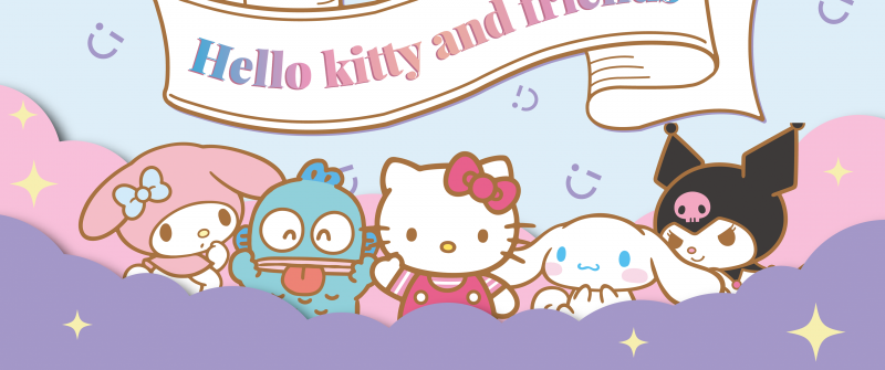 Hello Kitty and Friends, Sanrio, My Melody, Hangyodon, Hello Kitty, Cinnamoroll, Kuromi
