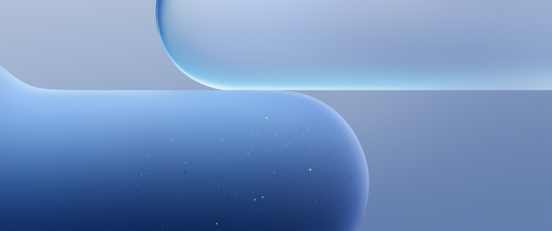Blue abstract, Smooth, Geometric, 5K, Blue gradient