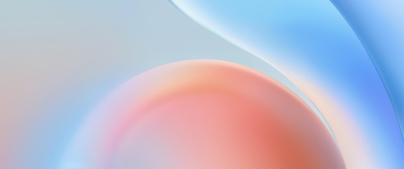 Blue gradient, Smooth, Modern design, Orange gradient, 5K
