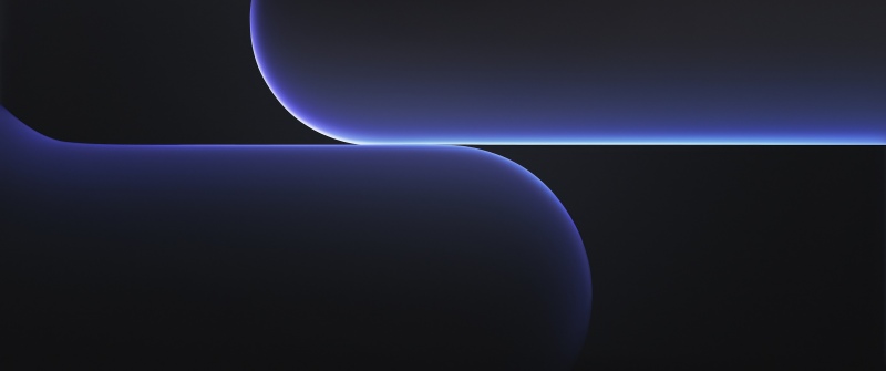 Purple abstract, Blue light, 5K, Dark aesthetic, Dark background, Geometric