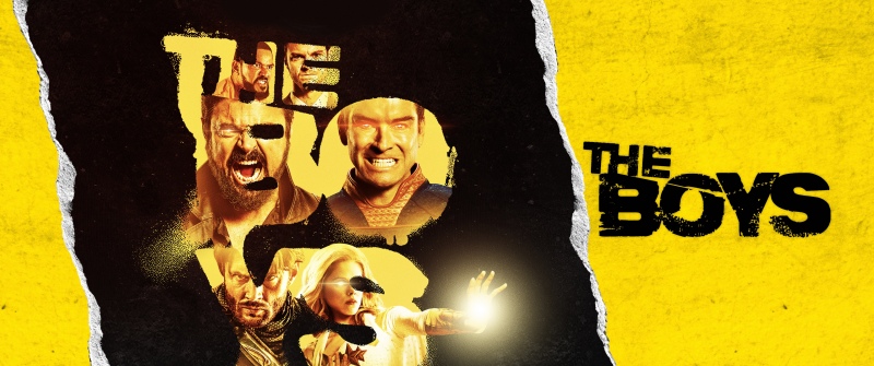 The Boys, Poster, Karl Urban, Billy Butcher, TV series, Yellow background