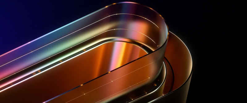 Curves, Digital Art, Reflections, Glossy, Geometrical, Dynamic, Experiment