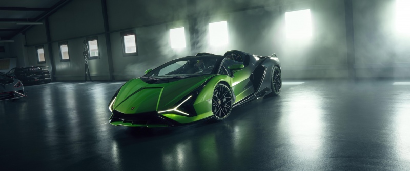 Lamborghini Sián Roadster Ultima, 8K, Lamborghini Sián Roadster, 5K, Hybrid sports car, Albert Spiess Collection