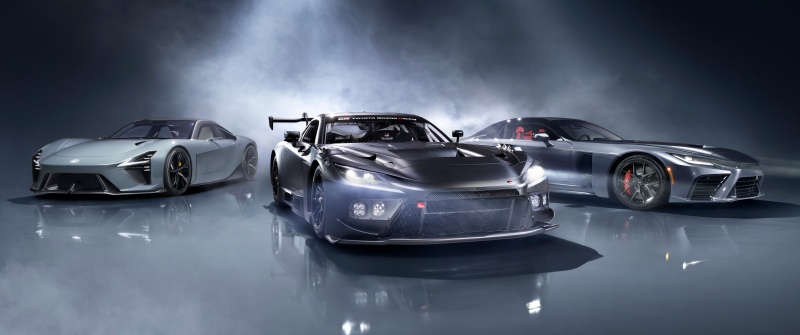 Lexus, Electric Sports cars, LFA Concept, Toyota GR GT Prototype, Toyota GR GT3 Prototype, 5K, 8K