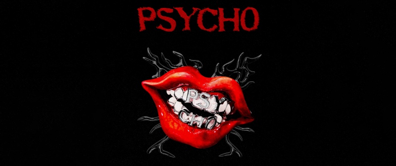 PSYCHO Song by BABYMONSTER, Black background 5K