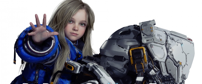 Pragmata, White background, Hugh (Pragmata), Diana (Pragmata), 2026 Games, Video Game