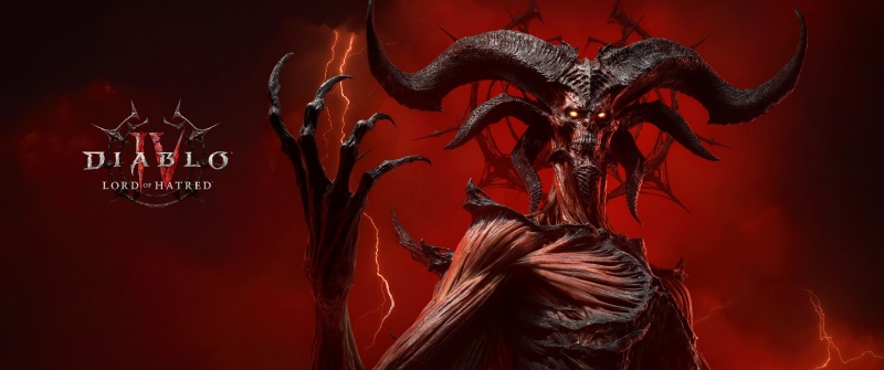 Diablo IV: Lord of Hatred, Key Art, 2026 Games, Red background