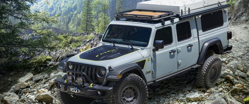 Jeep Gladiator Farout Concept, Off-roading, 2020, Four-wheel drive, Rugged, Tough