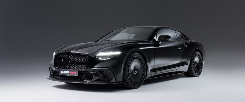 Brabus 900 Superblack, 2025, Bentley Continental GT Speed, 5K, Black cars