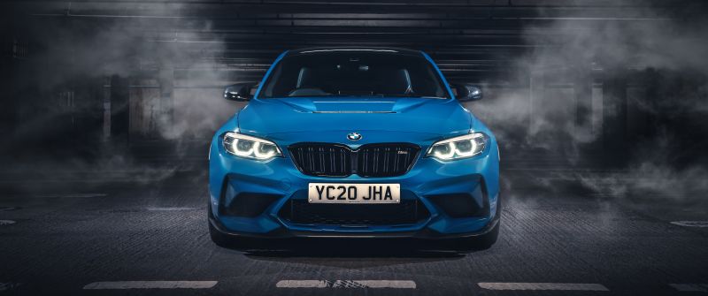 BMW M2 CS, 5K, 2020, Dark background