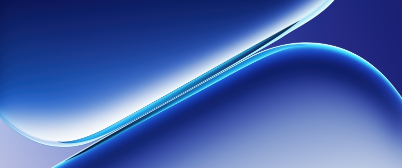 Blue abstract, Gradient curves, OnePlus Pad Go 2, Stock, 5K, Blue aesthetic