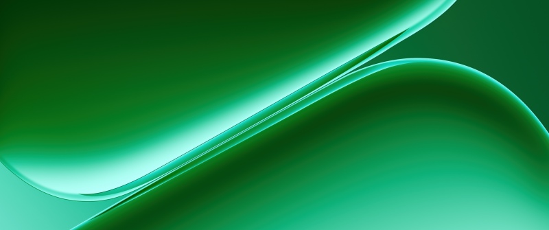 Green abstract, Gradient background, OnePlus Pad Go 2, Stock, 5K, Green aesthetic