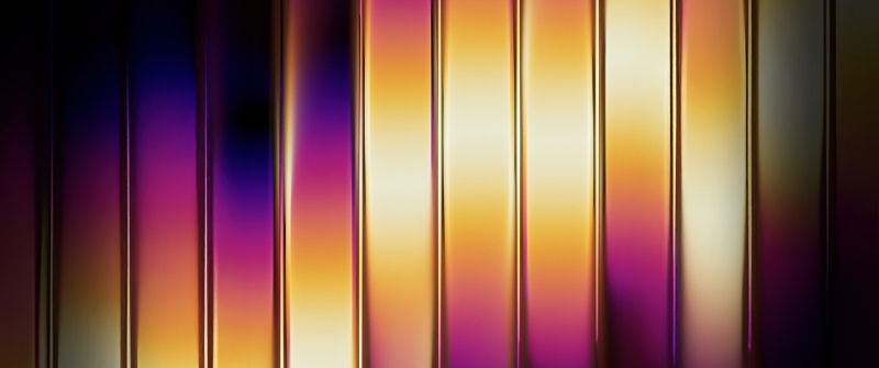 Golden, Gradient stripes, Neon, Purple abstract, Metallic, Modern design, Honor Win, Stock, 5K