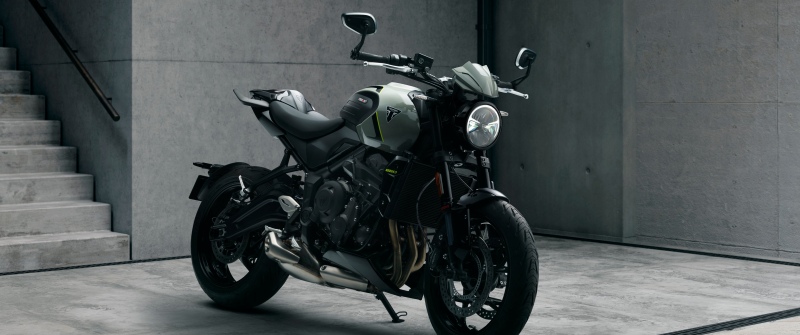 Triumph Trident 660, Muscular, Street bikes, Black bikes, 5K