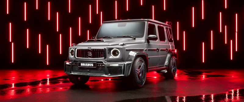 Brabus 900, Mercedes-AMG G 63, 5K, 8K, Red aesthetic, LED lighting, Super Sports SUV