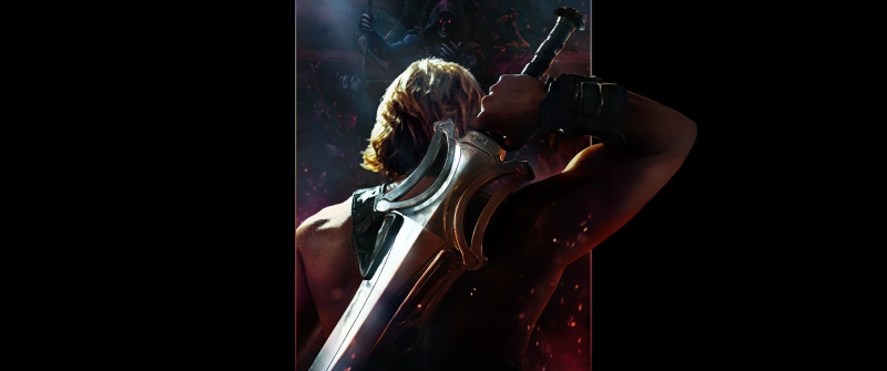 He-Man, Masters of the Universe (2026), Skeletor, 5K, 8K, Dark background, Movie poster, 2026 Movies