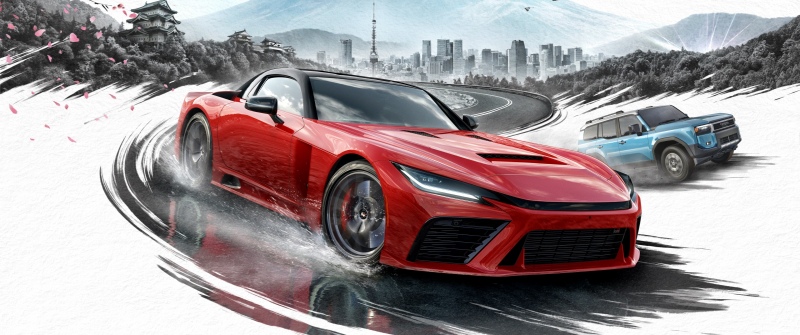 Forza Horizon 6, Cover Art, Toyota GR GT, Toyota Land Cruiser Prado, 2026 Games, Mount Fuji, Japanese
