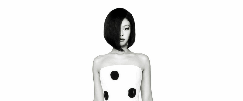 Jennie, 2026, V Magazine, 8K, Monochrome, 5K, White background