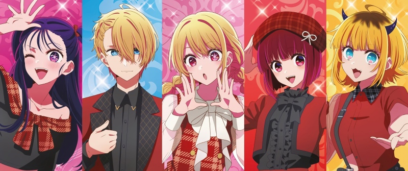 Oshi no Ko, Characters, Mem-Cho, Aqua Hoshino, Ruby Hoshino, Akane Kurokawa, Kana Arima, 5K