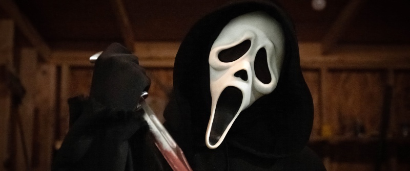 Ghostface, Horror, Halloween costume, Bloody, Hooded Man, 5K, Scream, Scary mask