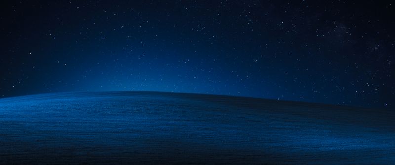 Windows XP, Landscape, Hills, Dark, Night, Blue, Stock