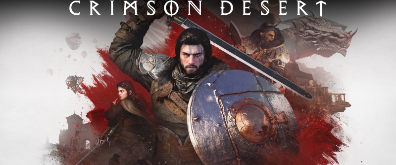 Crimson Desert, Game poster, Warrior, Dragon, 2026 Games