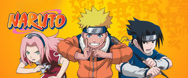 Naruto, Classic, Sakura Haruno, Naruto Uzumaki, Sasuke Uchiha, Anime poster