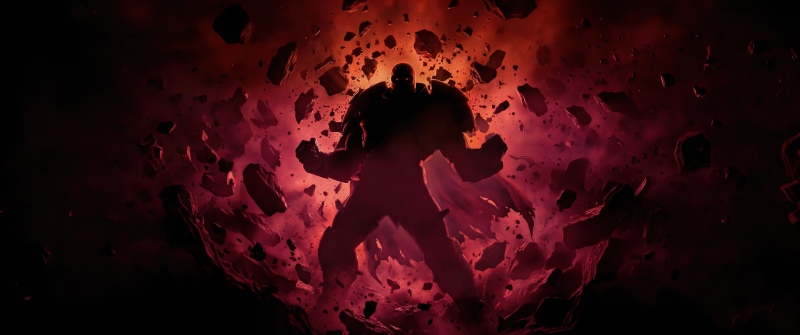 Onslaught, Marvel Comics, 5K, Concept Art, Red background
