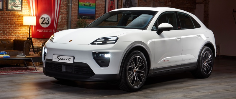 Porsche Macan 4 Spirit, 2026, 5K, White cars
