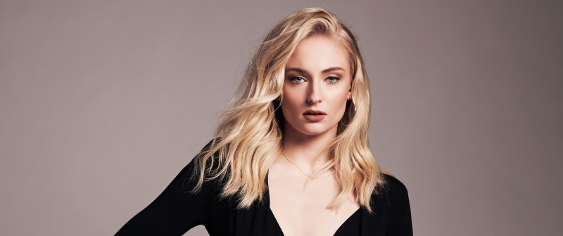Sophie Turner, Gorgeous, English actress, 5K, Neural