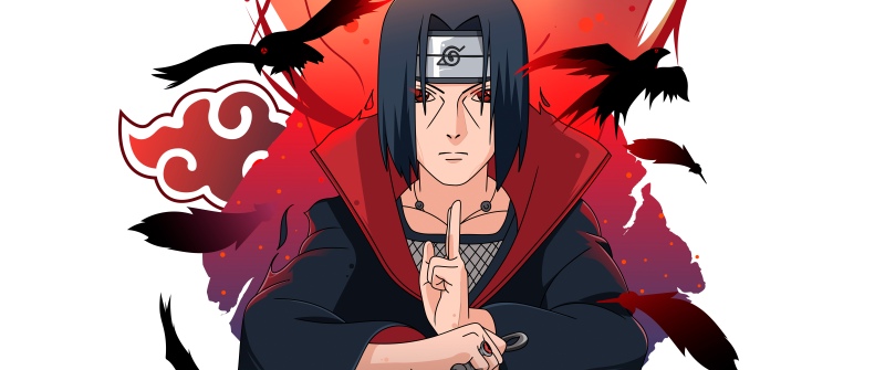 Itachi Uchiha, 8K, White background, Susanoo mode, Akatsuki, 5K, Naruto, Sharingan eye